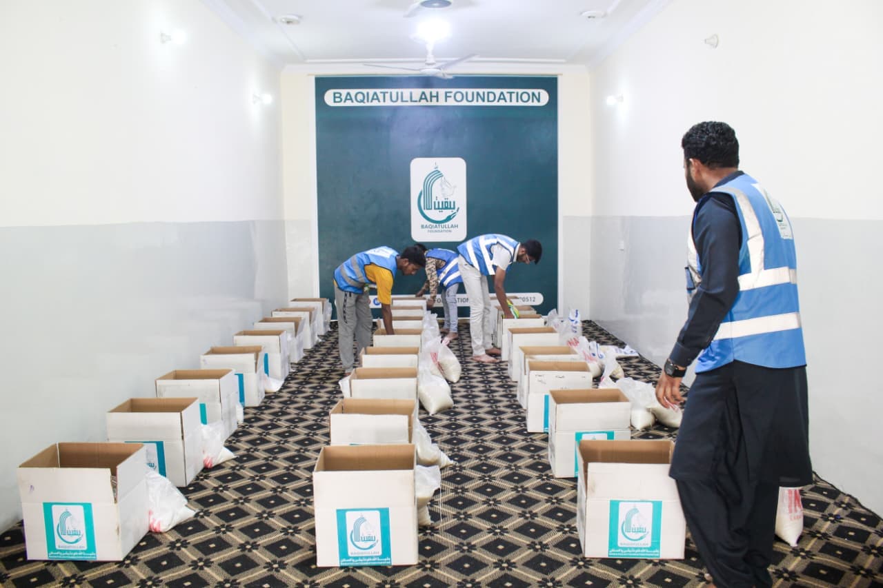 Volunteer educators and medical doctors serving orphan children at registered non-profit Baqiatullah Foundation