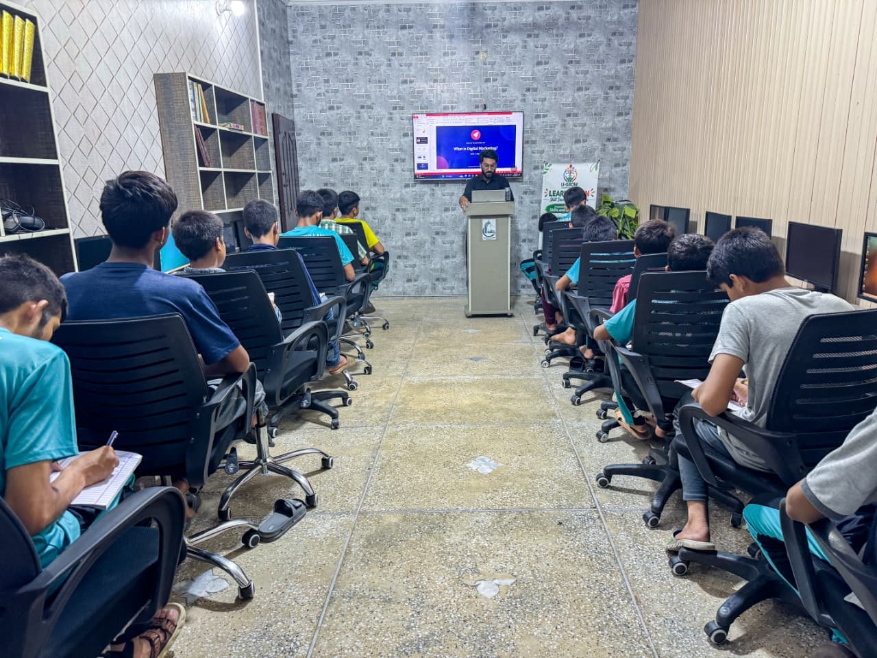 Mentorship and character building session for young boys and girls at Baqiatullah Foundation Pakistan